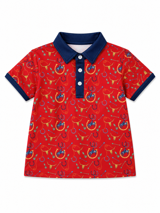 SS Polo, Red Arrow Cowboy WB33T (PACK OF 8)