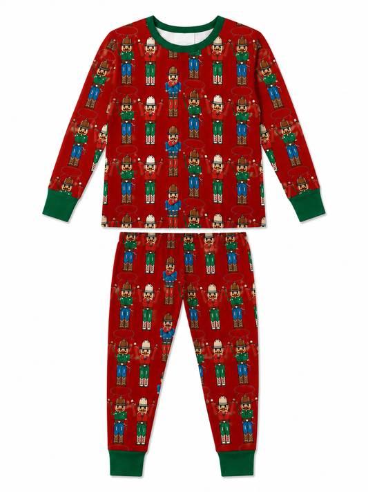 2 piece LS PJ Cowboy Nutcracker WB2303Y(PACK OF 7)