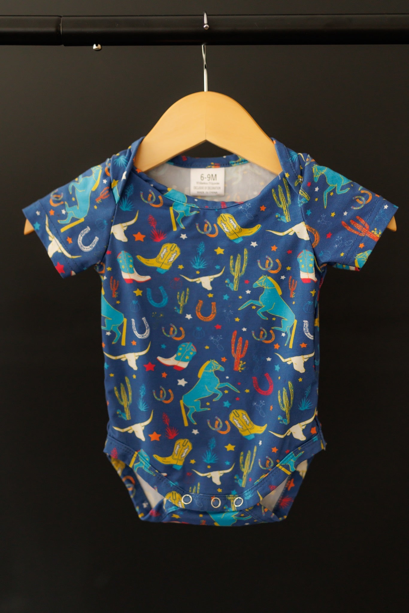 Onesie, Blue Star Night Bamboo WB104IF (PACK OF 7)