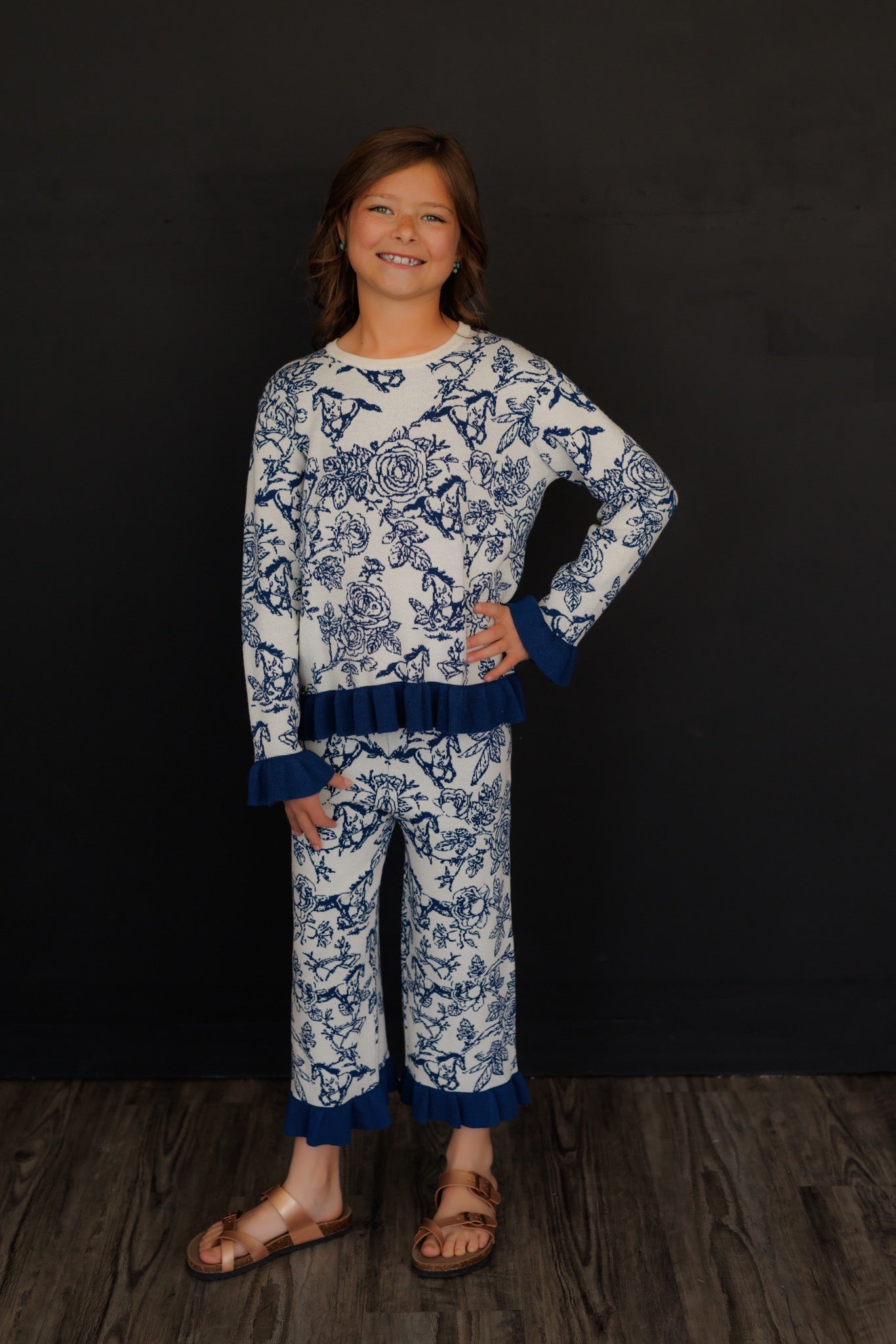 Set, Blue Horse Rose WB13T (PACK OF 8)