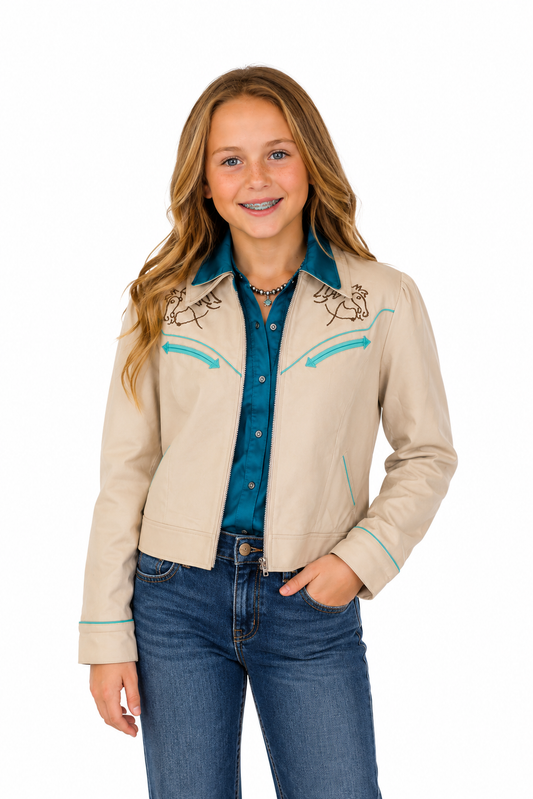 Jacket, Vintage Cowboy Embroidery WB1006Y (PACK OF 7)