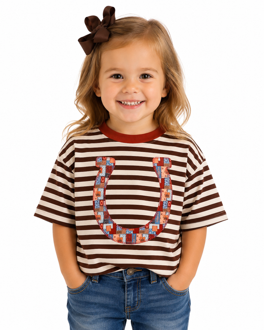 Horseshoe Patch Tshirt WB1412T (PACK OF 8)