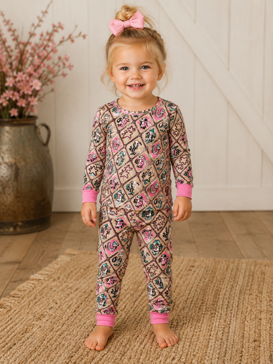 2 piece LS Pajamas WB2303T (PACK OF 8)