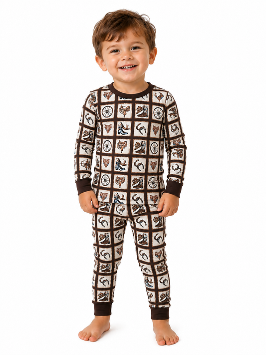 Western Square 2 piece PJ WB2303T(PACK OF 8)