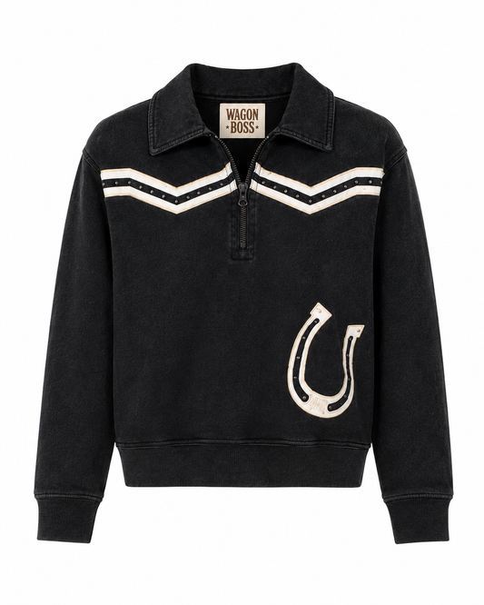 Sweatshirt, Black WB1033Y (PACK OF 7)