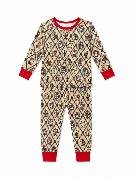 2 piece LS Pajamas Red Western Wonderland WB2303T (PACK OF 8)