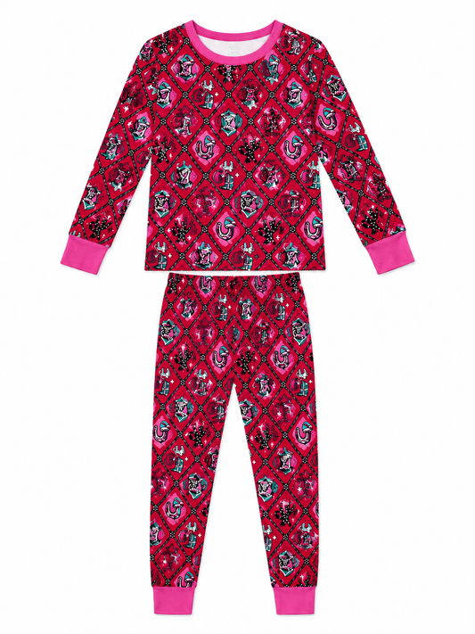2 piece LS PJ Red/Pink Western Wonderland WB2703Y (PACK OF 7)