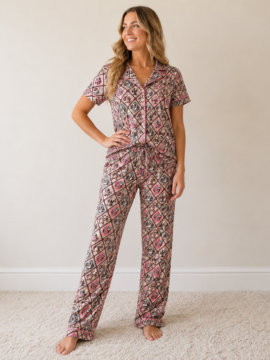 Pajamas, Pink Western Wonderland WB2302(PACK OF 7)