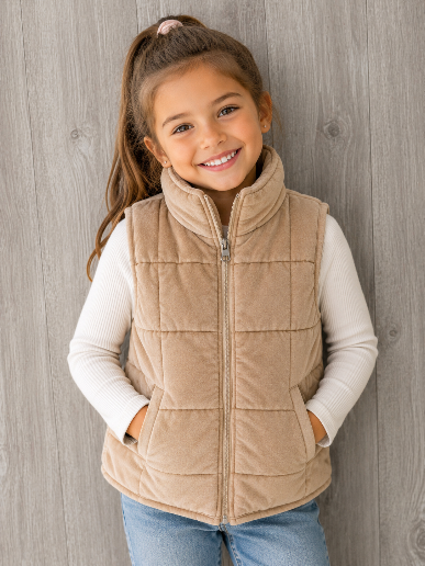 Vest, Brown WB1169Y (PACK OF 7)