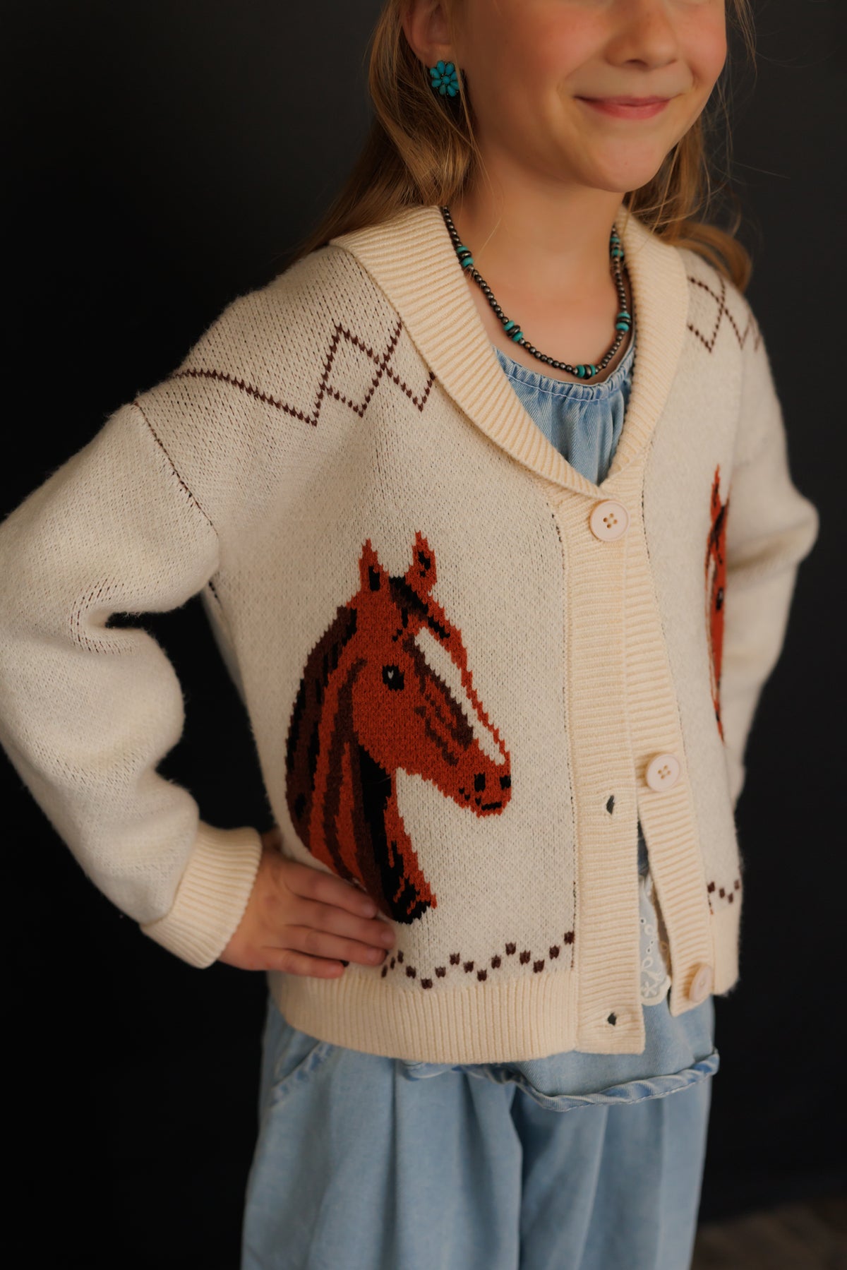 Cardigan, Horse WB71Y (PACK OF 7)