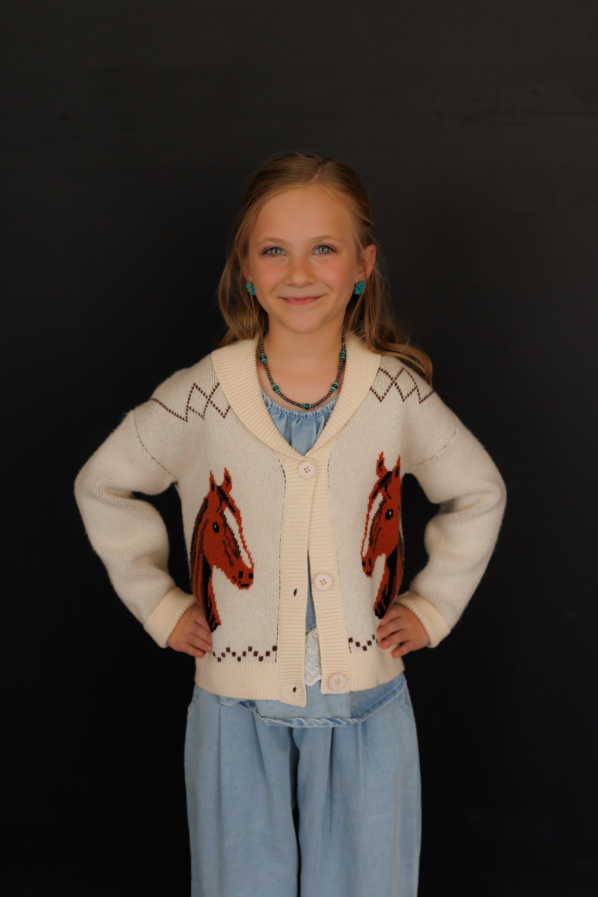 Cardigan, Horse WB71Y (PACK OF 7)
