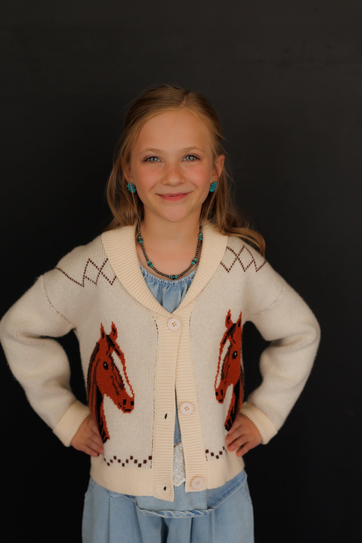 Cardigan, Horse WB71Y (PACK OF 7)