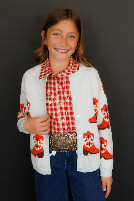 Cardigan, Red Boot WB72T (PACK OF 8)