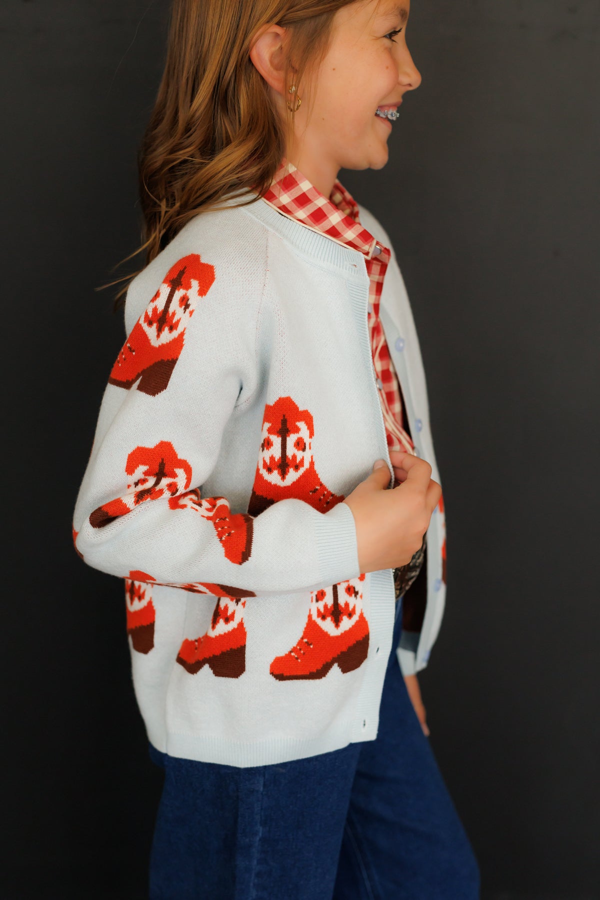 Cardigan, Red Boot WB72T (PACK OF 8)