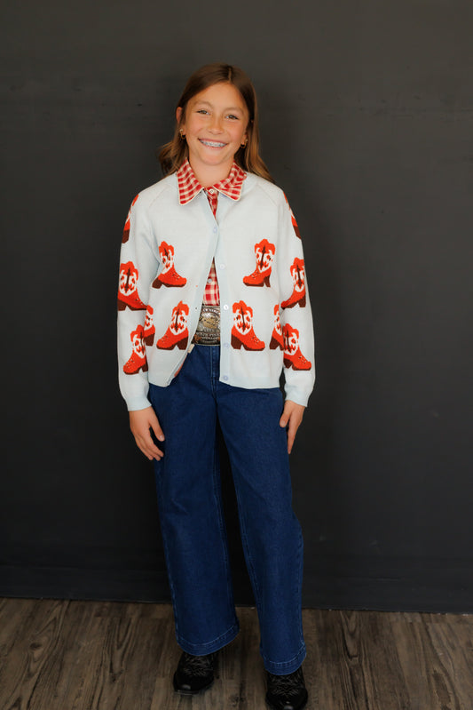 Cardigan, Red Boot WB72T (PACK OF 8)