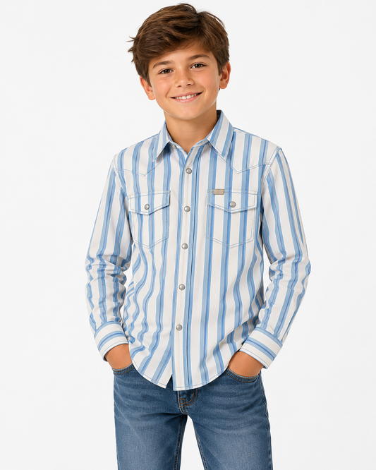 Light Blue Stripe WB34Y (PACK OF 7)