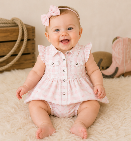 WB119IF-PINK HORSESHOE-PACK OF 6